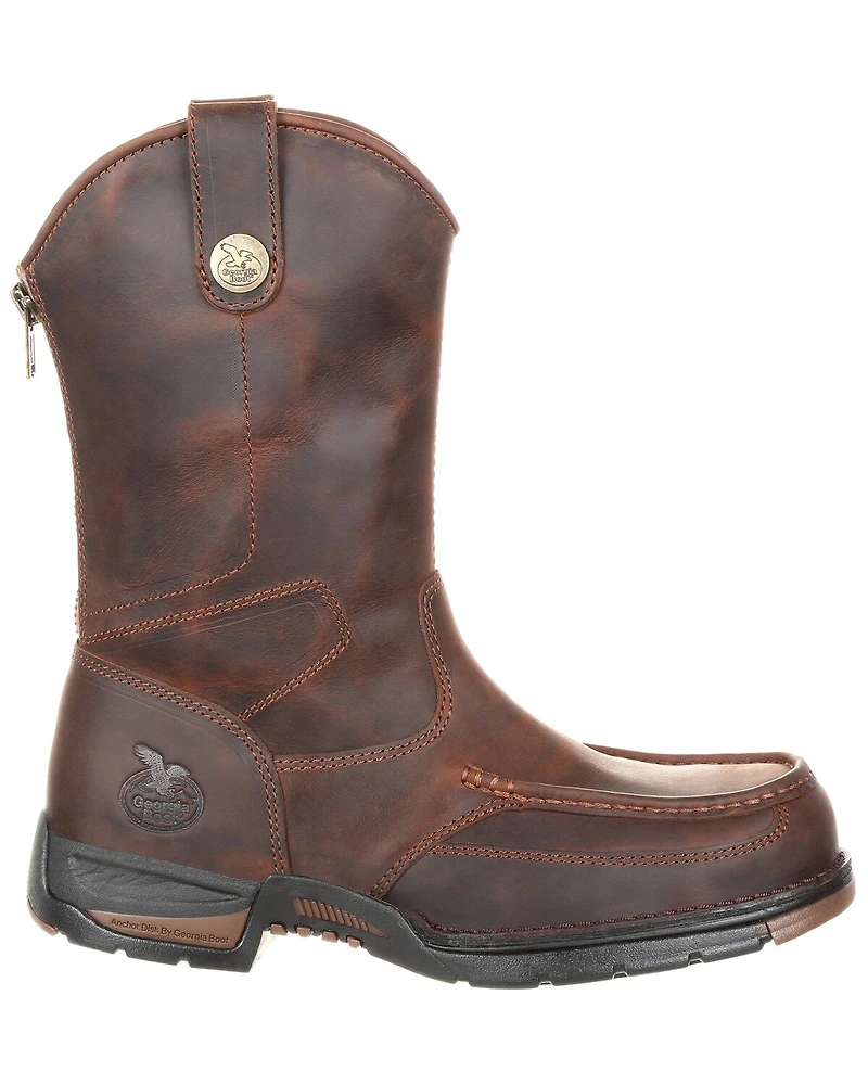 Georgia Boot Men's Athens Western Work Boots - Moc Toe