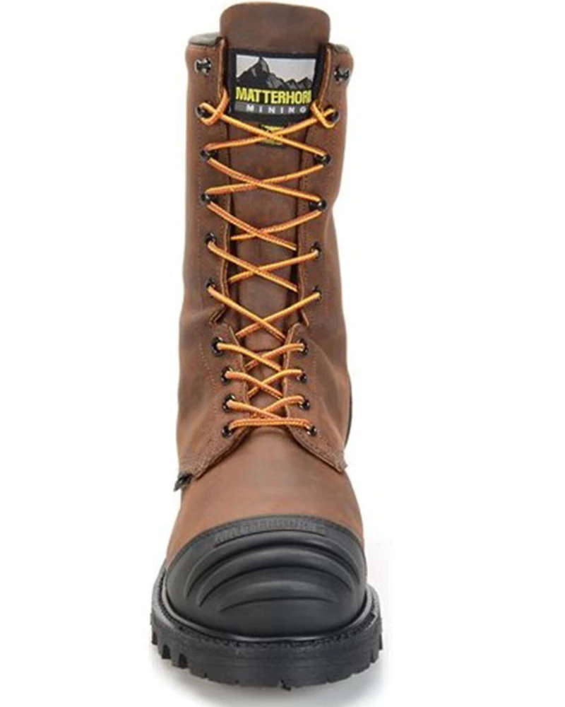 Matterhorn Men's 10" Waterproof Internal Met Guard Lace-Up Boots - Steel Toe