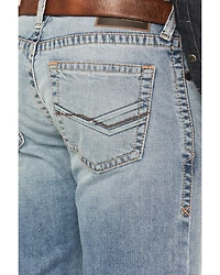 Ariat Men's M7 Cade Tustin Light Wash Slim Straight Stretch Denim Jeans