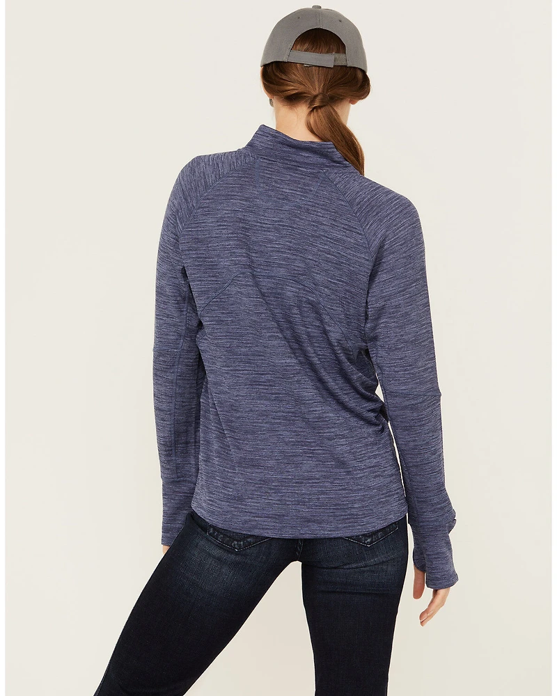 Ariat Women's Rebar Gridwork Baselayer 1/4 Zip T-Shirt