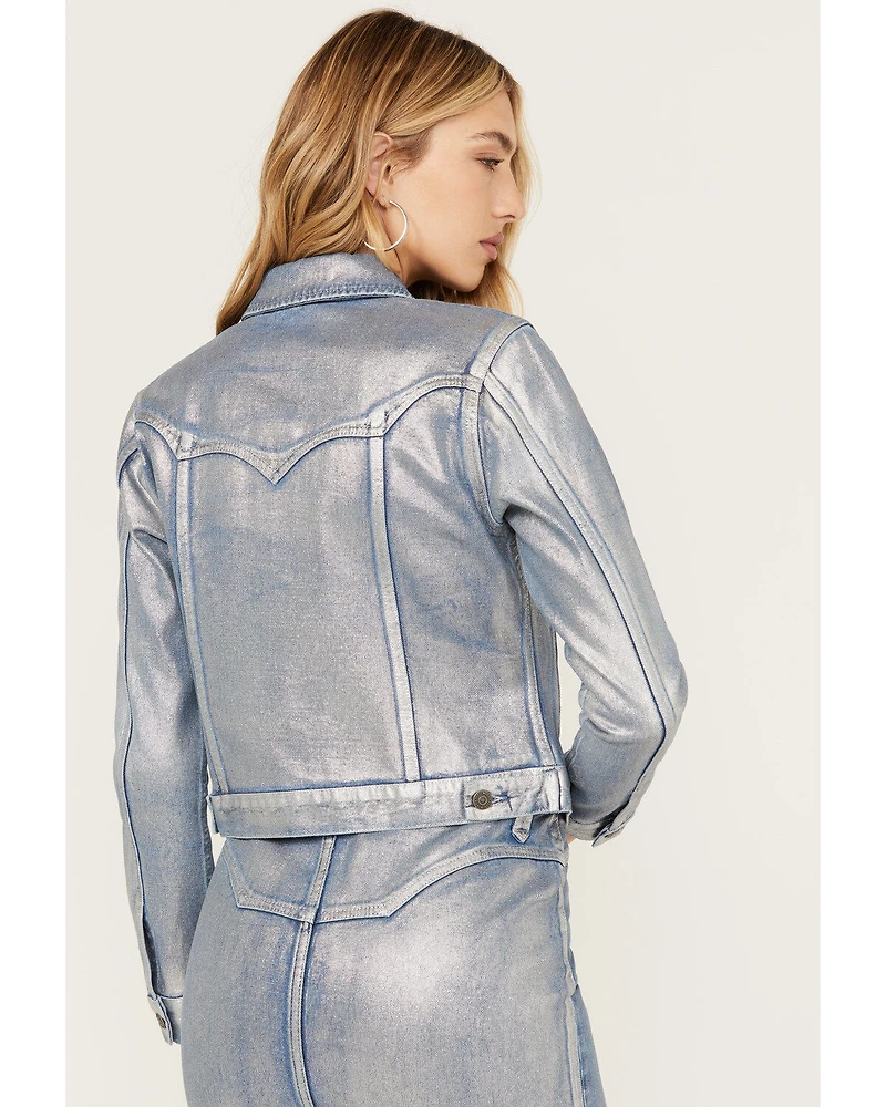 Idyllwind Women's Goldfinch Denim Foiled Jacket