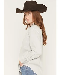 Levi's Women's Teodora Long Sleeve Pearl Snap Western Shirt