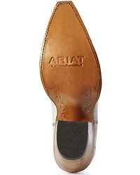 Ariat Women's Pearl Snow White Western Boots - Snip Toe