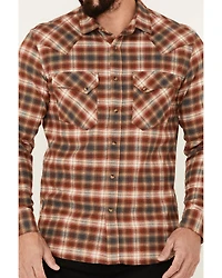 Pendleton Men's Wyatt Small Plaid Long Sleeve Snap Western Shirt