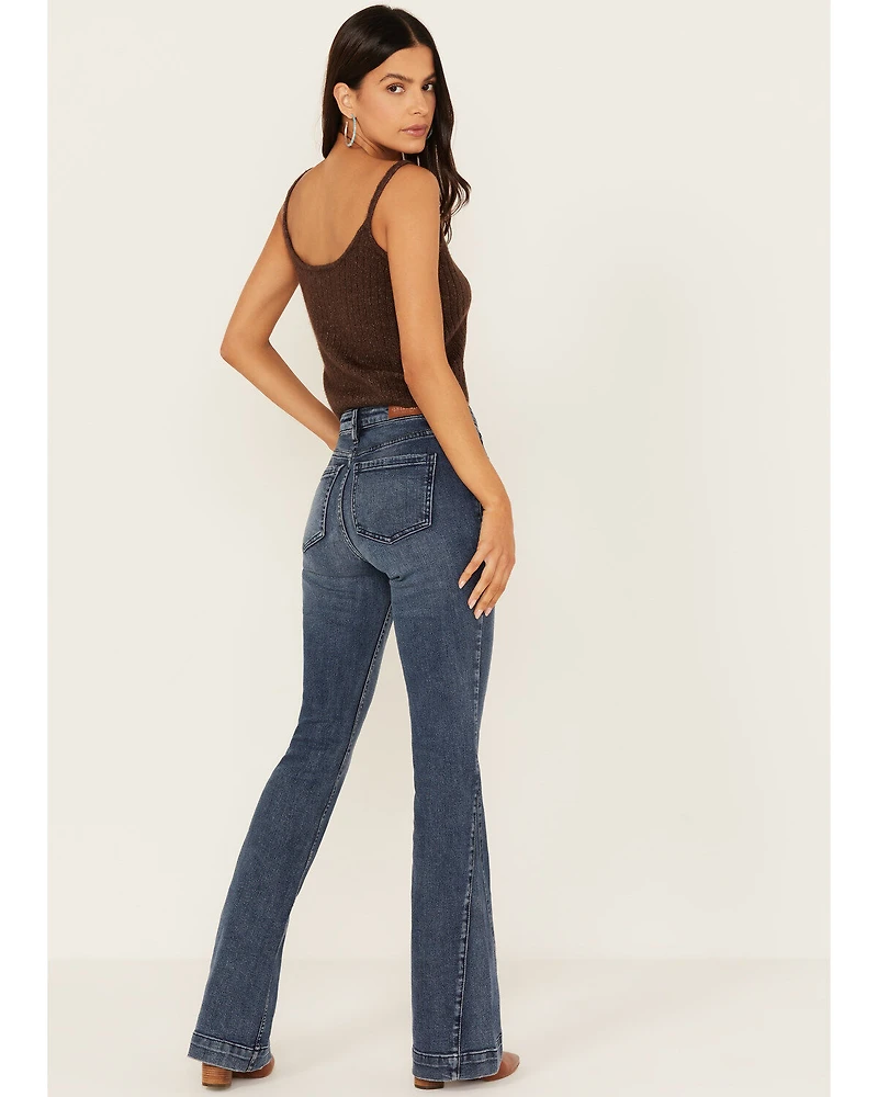 Shyanne Women's Oleander High Rise Bootcut Jeans