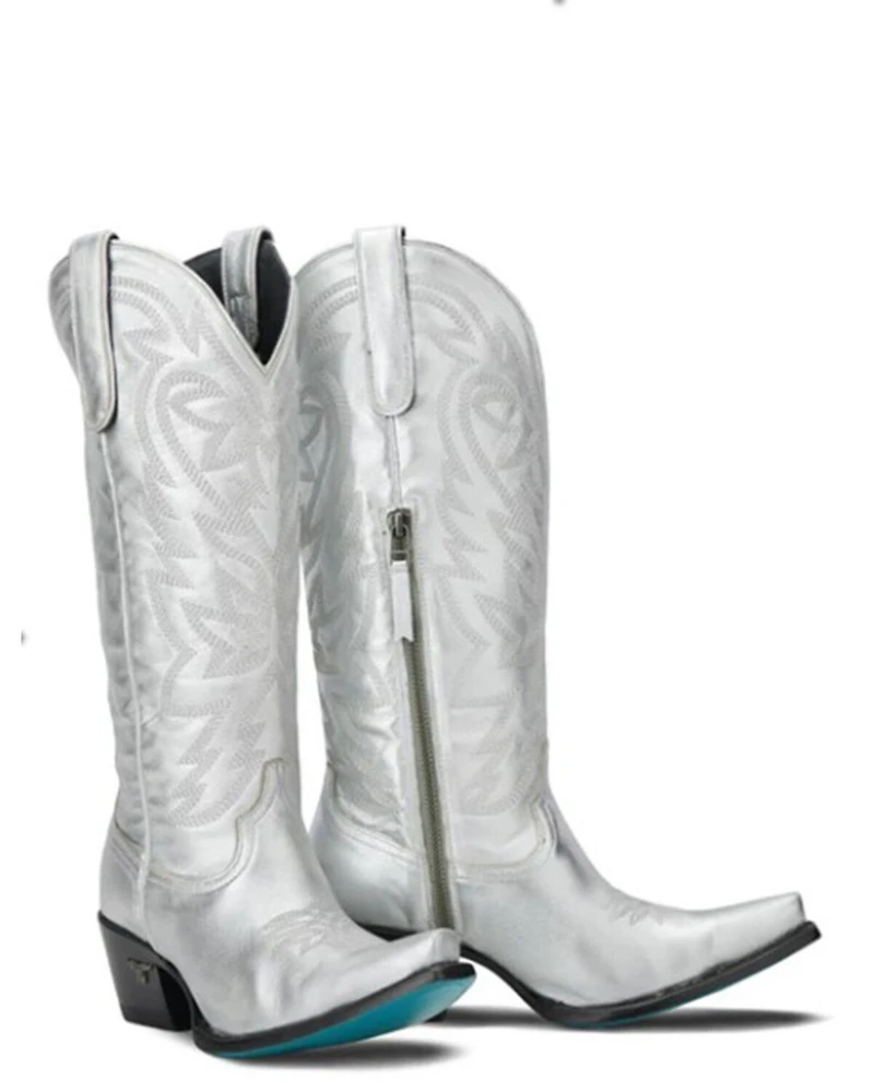 Lane Women's Smokeshow Tall Metallic Western Boots - Snip Toe