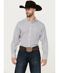 Ariat Men's Wes Geo Print Long Sleeve Button-Down Western Shirt