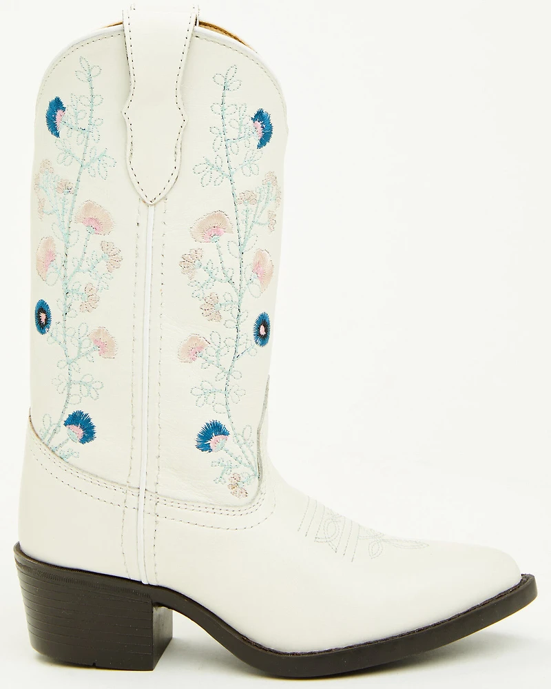 Shyanne Girls' Fleur Western Boots - Round Toe