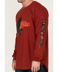 Hawx Men's FR Flame Graphic Long Sleeve Work T-Shirt