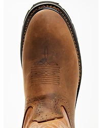 Cody James Men's Mustang Pull-On Waterproof Work Boots - Soft Toe