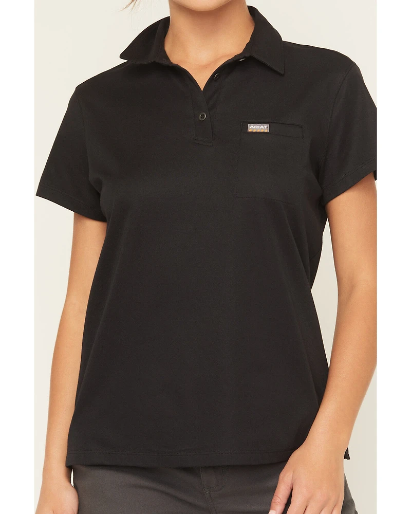 Ariat Women's Rebar Foreman Short Polo