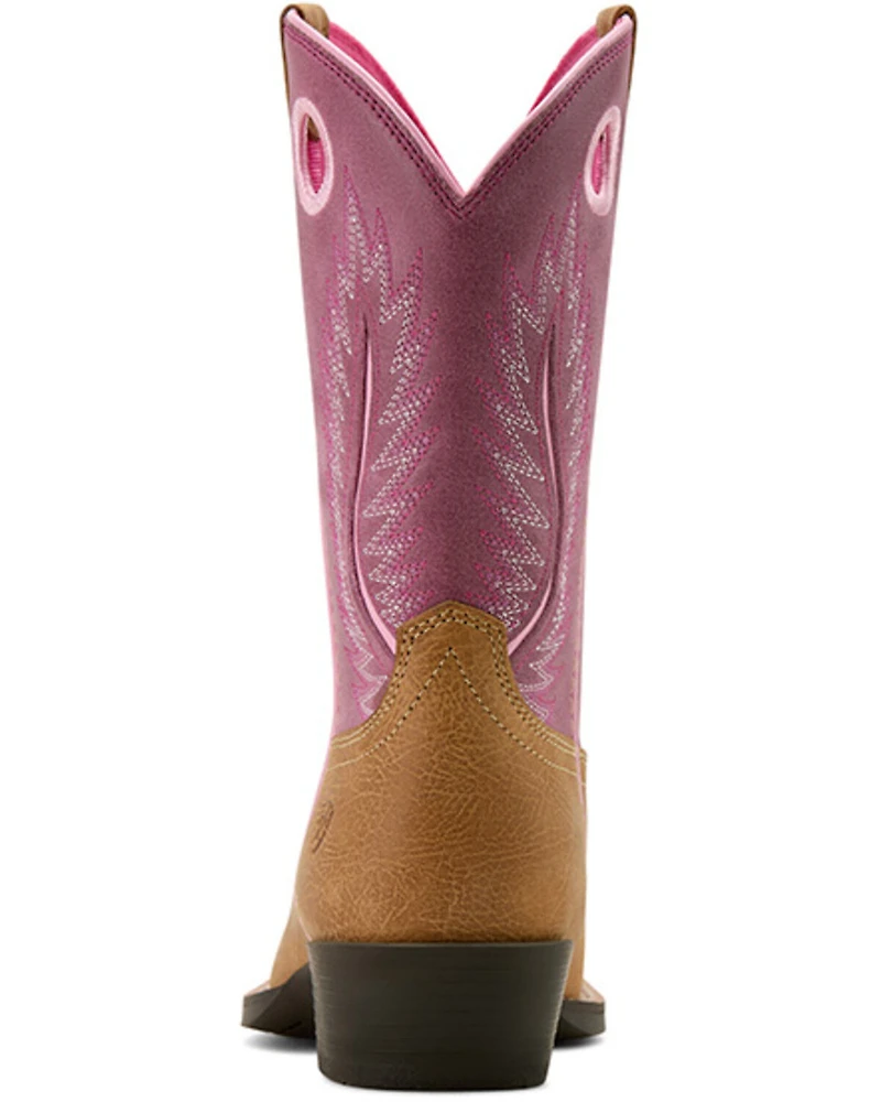 Ariat Girls' Futurity Western Boots - Broad Square Toe