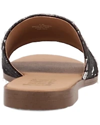 Dingo Women's Metallic Hairon Moo Sandals