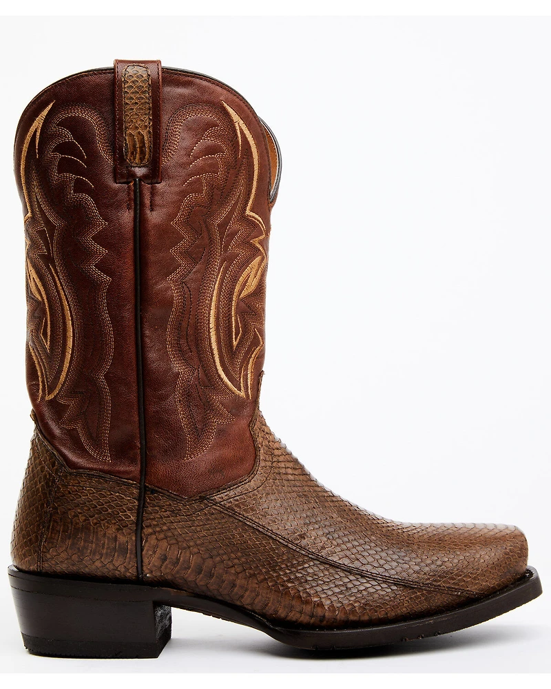 Dan Post Men's Exotic Water Snake Western Boots - Square toe