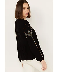 Shyanne Women's Embroidered Boho Top