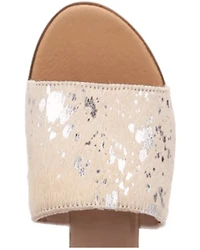 Dingo Women's Metallic Hairon Moo Sandals