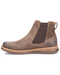 Born Men's Brody Distressed Ankle  Boots - Round Toe