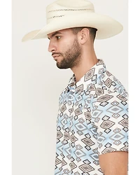Rock & Roll Denim Men's Southwestern Striped Short Sleeve Polo