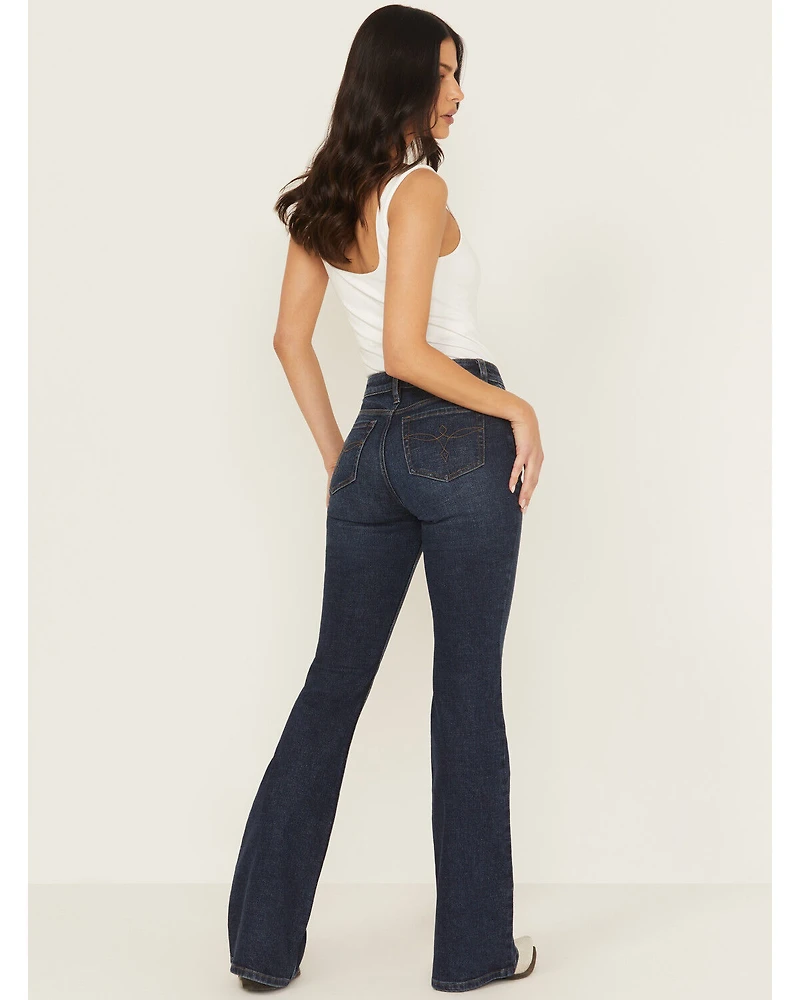 Shyanne Women's Luna High Rise Bootcut Stretch Denim Jeans
