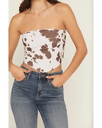 Originality Women's Boot Barn Exclusive Cow Print Bandana Top