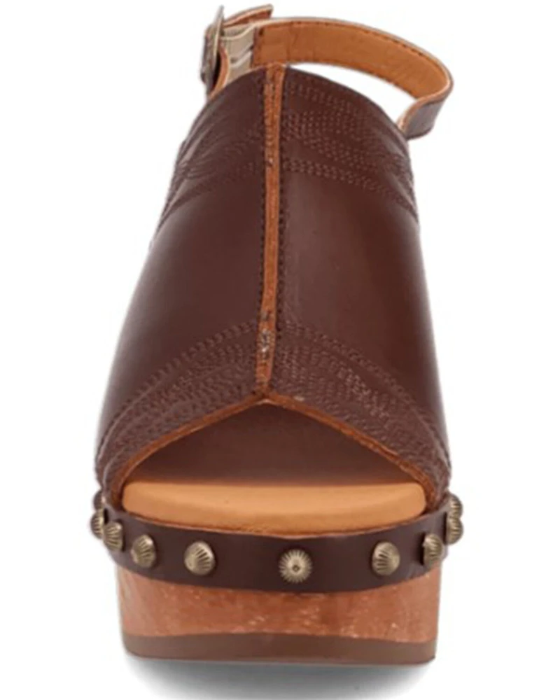 Dingo Women's Clover Wooden Sandals