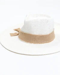 Nikki Beach Women's Shea Toyo Straw Western Fashion Hat