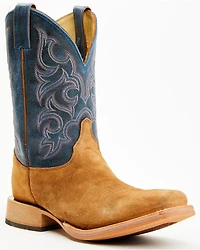 Justin Men's 11" Fergus Roughout Performance Western Boots - Square Toe