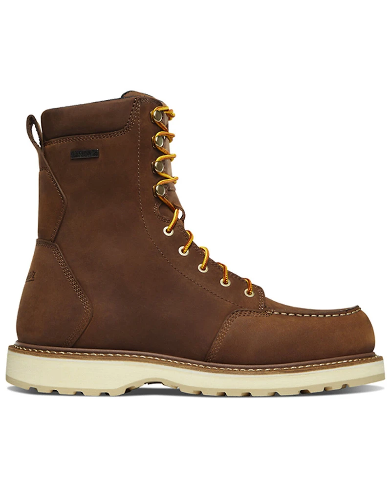 Danner Men's Cedar River 8" Moc Waterproof Work Boots - Soft Toe