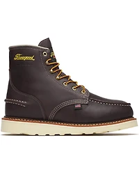 Thorogood Men's 6" Briar Pitstop Waterproof Work Boots - Moc Toe