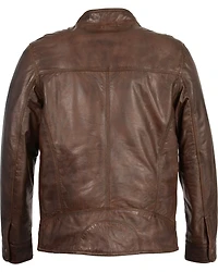 Milwaukee Leather Men's Zip Front Classic Moto Jacket - 4X