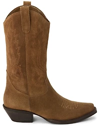 Matisse Women's Gaucho Suede Western Boots - Snip Toe