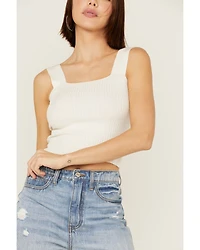 Shyanne Women's Ribbed Knit Sweater Tank Top
