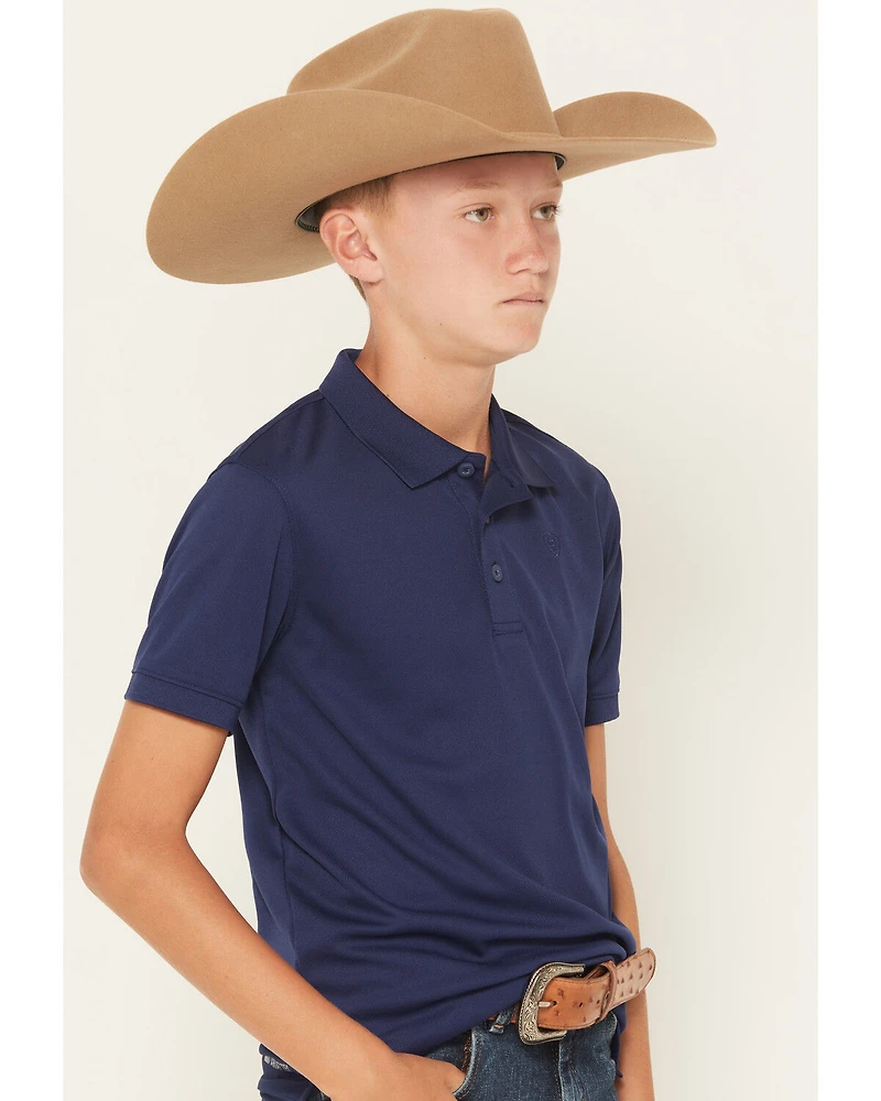 Ariat Boys' VentTEK Short Sleeve Polo