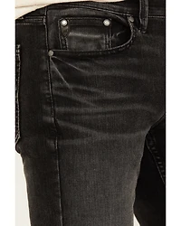 Moonshine Spirit Men's Rocky Mountain Wash Decker Slim Straight Stretch Denim Jeans
