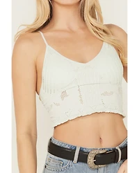 Fornia Women's Seamless Floral Bralette