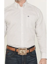 Ariat Men's Cesar Striped Geo Long Sleeve Button-Down Western Shirt