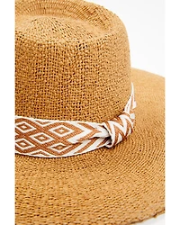 Nikki Beach Women's Chelsea Australian Straw Western Fashion Hat