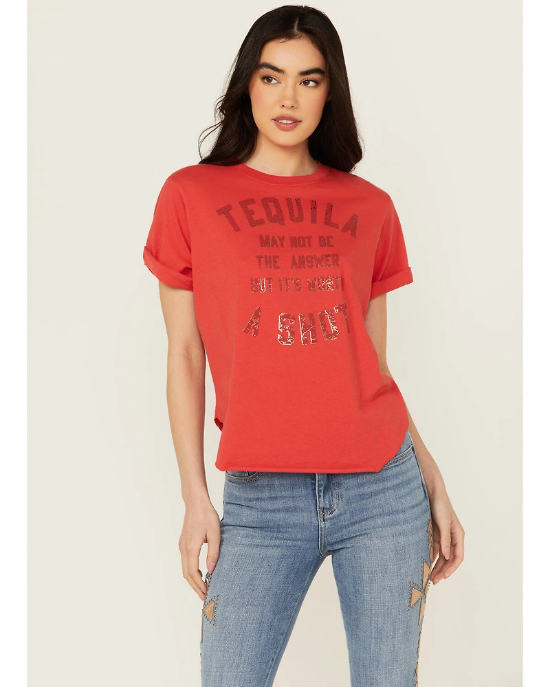Idyllwind Women's Rundle Tequila Shot Short Sleeve Graphic Tee