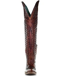 Corral Women's Leather Tall Western Boots - Round Toe