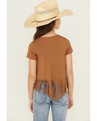 Cowgirl Hardware Girls' Fringe Tee