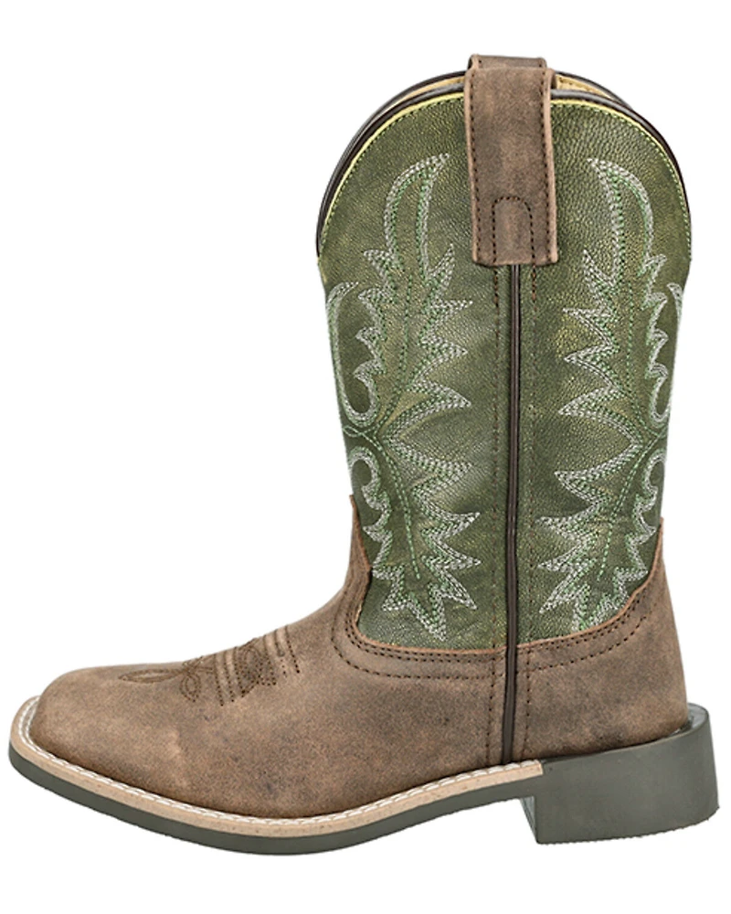 Smoky Mountain Boys' Harrison Western Boots - Broad Square Toe