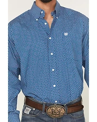 Cinch Men's Floral Print Long Sleeve Button-Down Western Shirt
