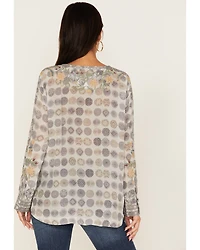 Johnny Was Women's Lakeside Darlyn Embroidered Blouse