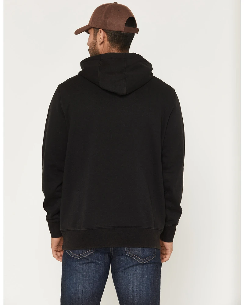 Moonshine Spirit Men's Whiskey Barrel Logo Hooded Sweatshirt