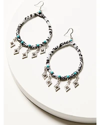 Idyllwind Women's Camille Bandana Hoop Earrings