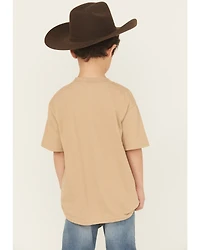 Cowboy Hardware Boys' Mexico Flag Bucking Bull Short Sleeve Graphic T-Shirt