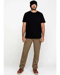 Ariat Men's Khaki Rebar M4 Made Tough Durastretch Double Front Straight Work Pants