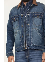 Blue Ranchwear Men's Canyon Corduroy Collar Denim Jacket