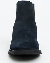 Laredo Men's Cambridge Suede Western Ankle Boots - Broad Square Toe