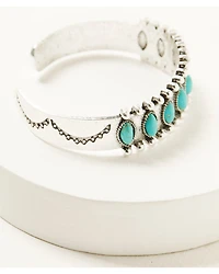 Shyanne Women's Cuff and Stretch Bead Statement Bracelet Set - 4 Piece